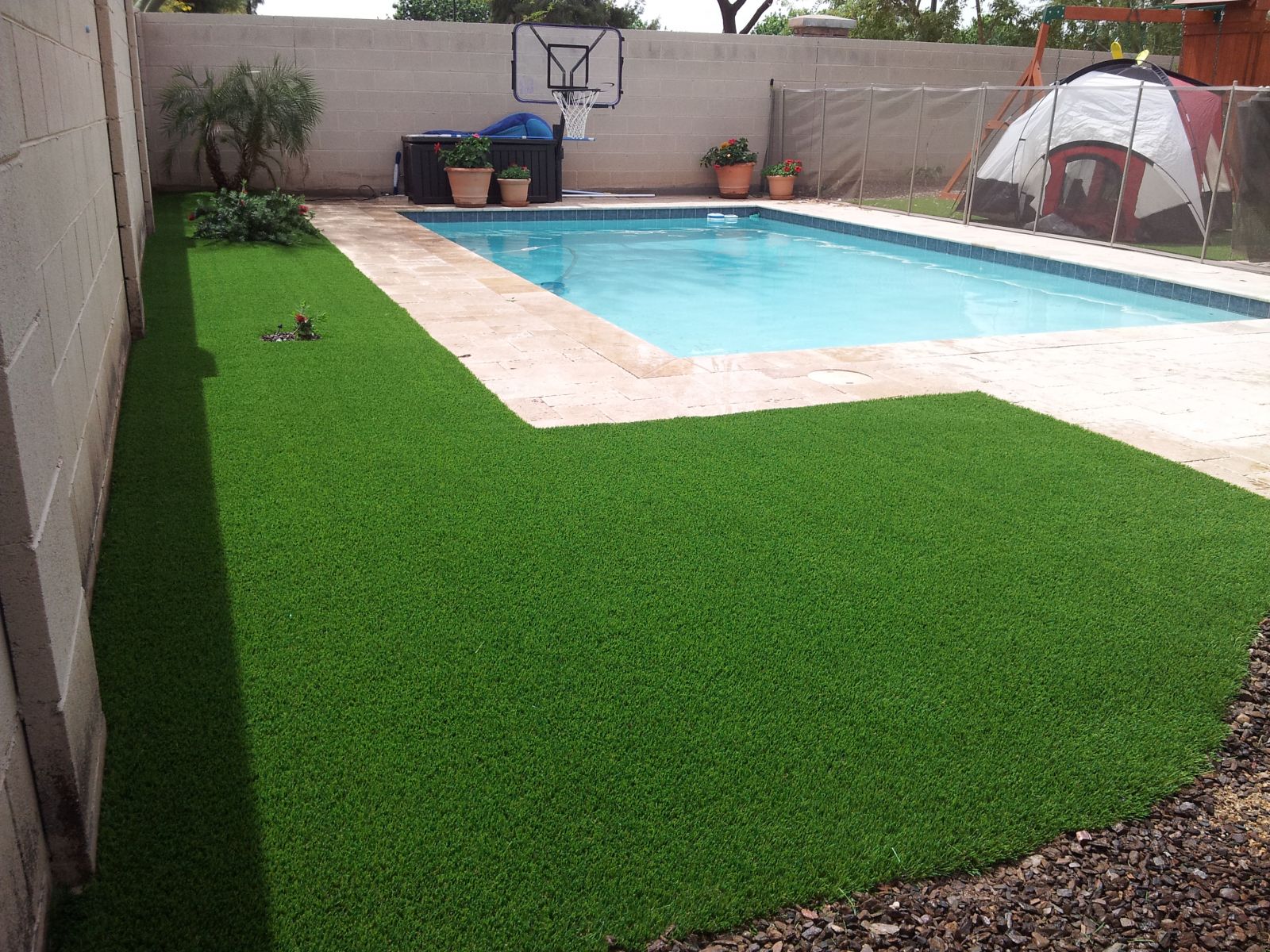 Paradise Valley Fake Grass. New Landscapes With Fake Grass